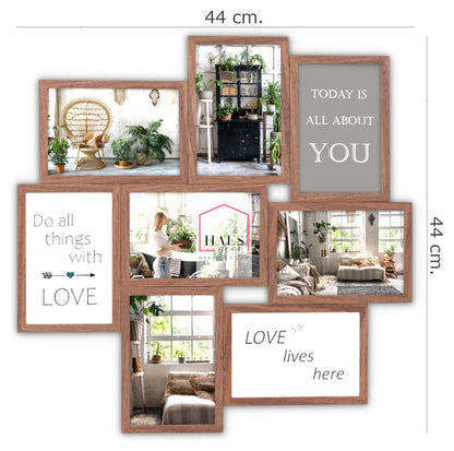 Zep Multi Fotolijst MP150 Stockholm Dark Brown 8x10x15 cm — 6