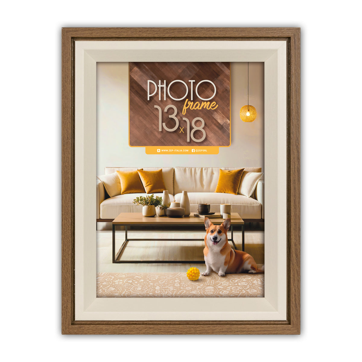 Zep fotolijst BG868B Bologna Brown 15x20 cm