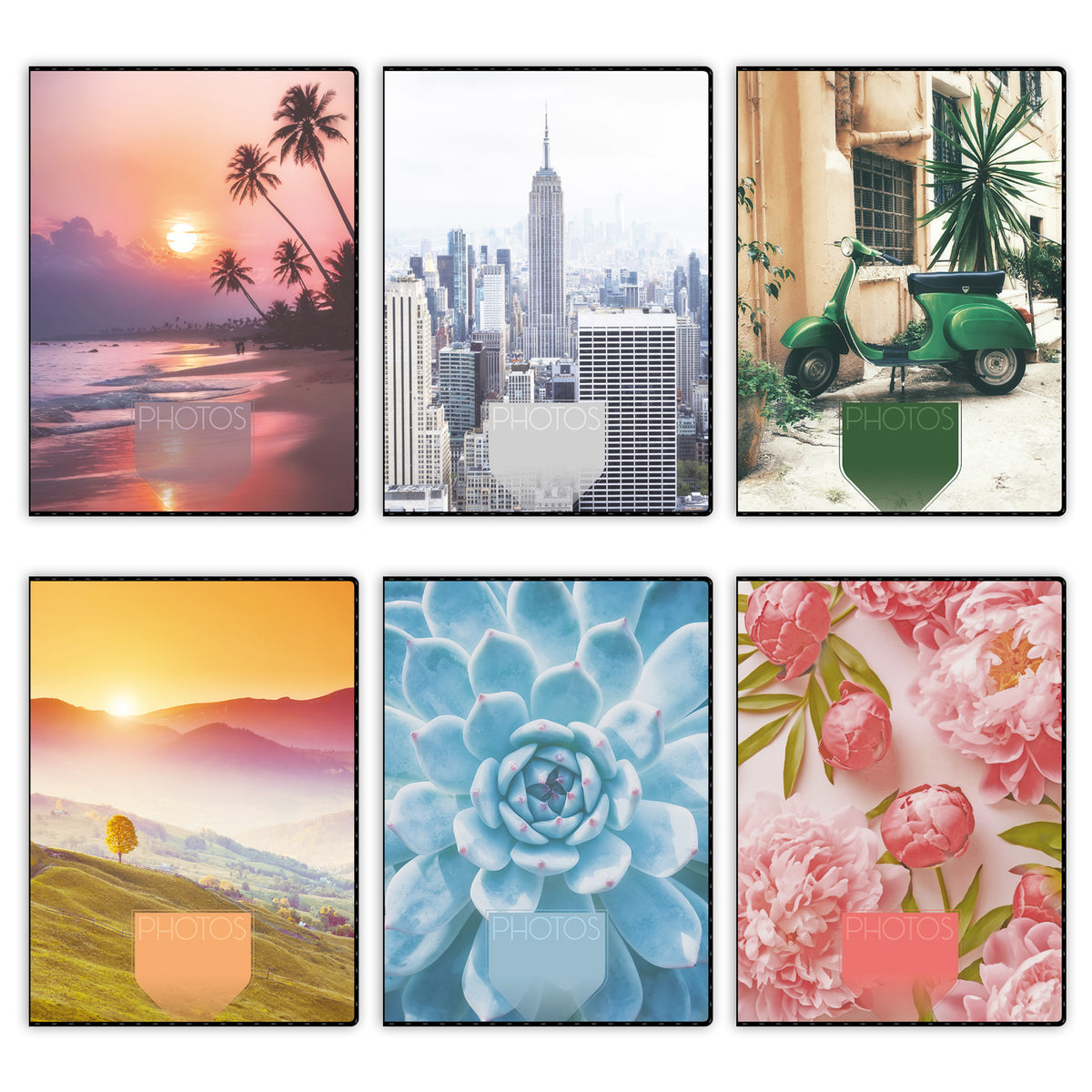 Zep MD4640 Set 36x Mini Album 40 photos 10x15 cm