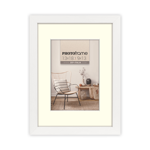 Zep Fotolijst V4546W Malmo White 7x10/10x15 cm