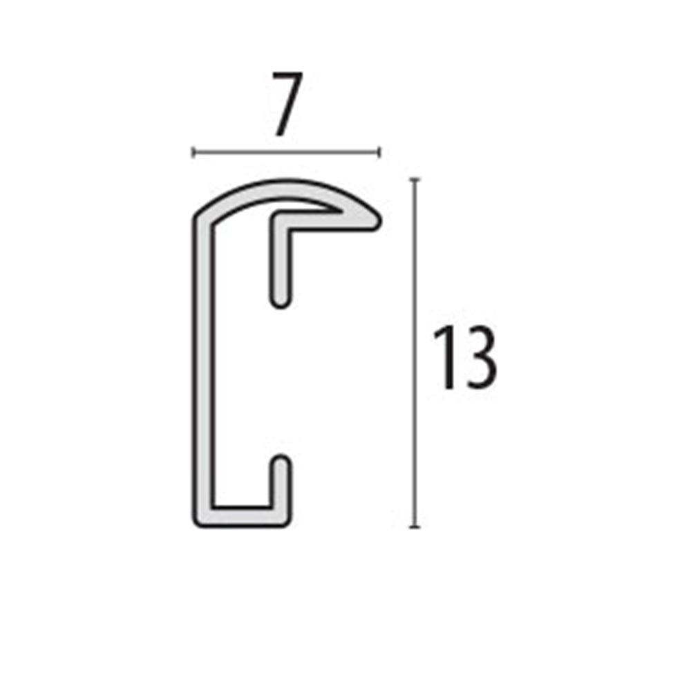 Zep Fotolijst AL1B5 Black 30x40 cm — 3