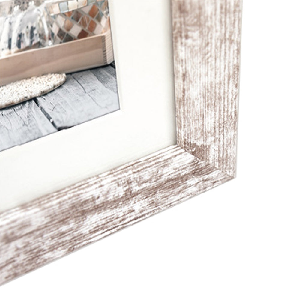 Zep Fotolijst V23136 Nelson 6 3Q White Wash voor 3 Foto's — 2