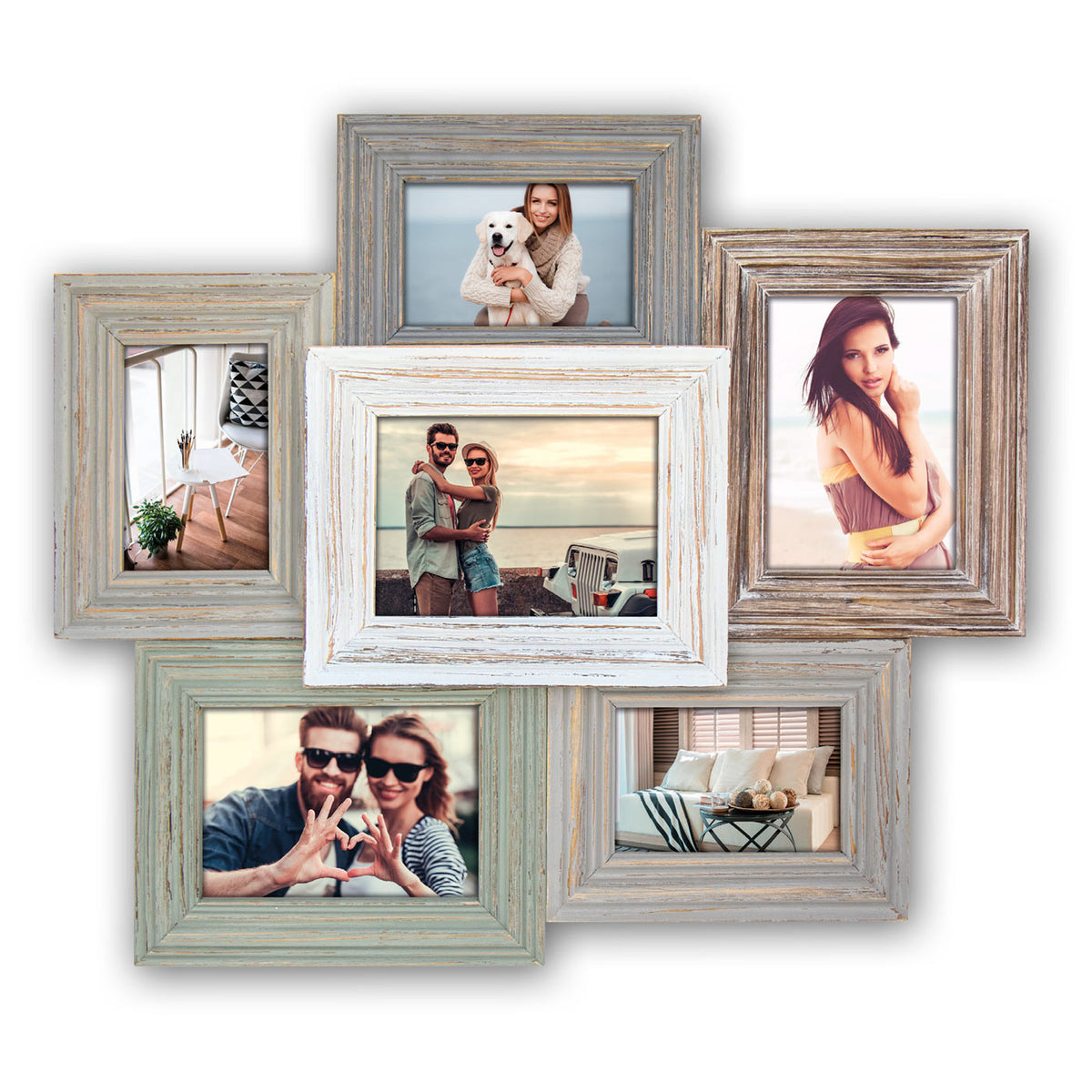 Zep fotolijst NE1706 Meridien 3x10x15 3x13x18 (60x52) cm