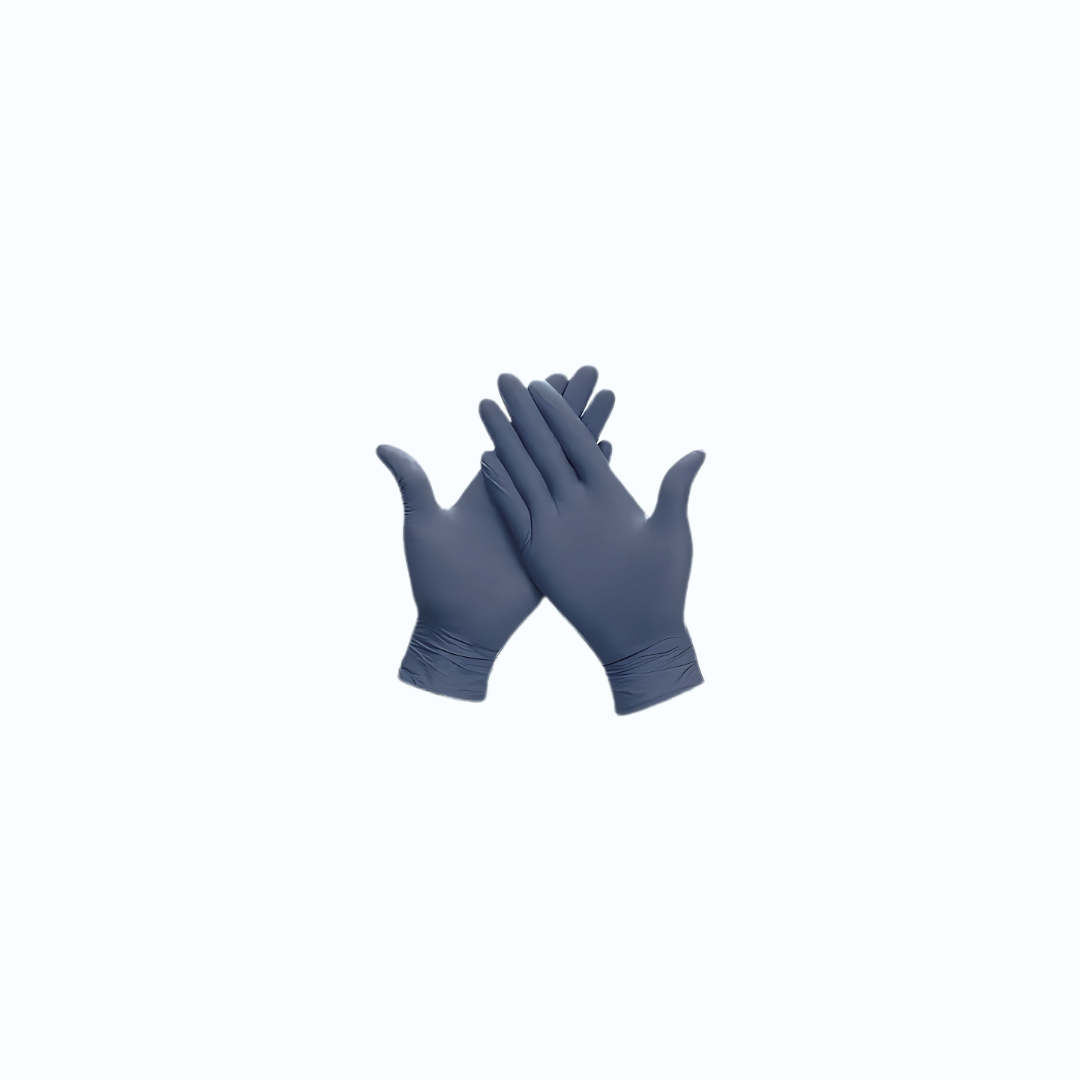 Soft nitril handschoenen blauw – maat M – voor cyanotype chemicaliën